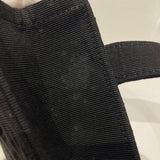 CHANEL 1989-1991 Black Canvas Quilted Belt Bag