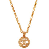 CHANEL 1994 Made Round Cc Mark Necklace