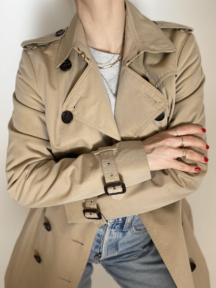 BURBERRY SANDRINGHAM TRENCHCOAT - UK 8/US 6/GER 36