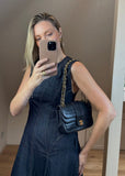 Chanel Vintage Black Single Flap with 24k gold plated hardware