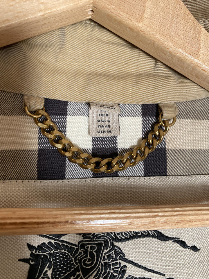 BURBERRY SANDRINGHAM TRENCHCOAT - UK 8/US 6/GER 36