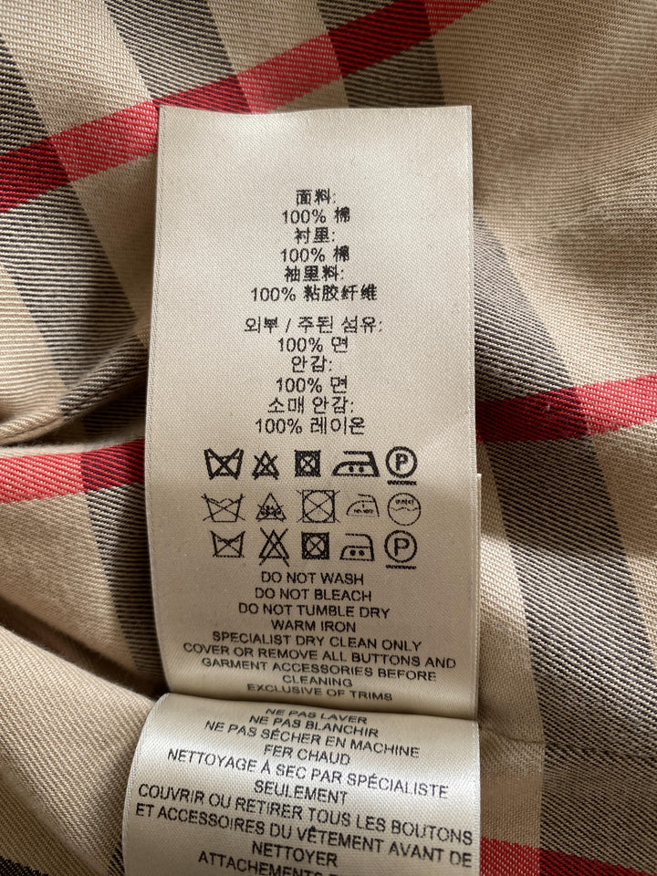 BURBERRY SANDRINGHAM TRENCHCOAT - UK 8/US 6/GER 36