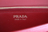 Prada Red Long Wallet