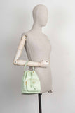PRADA Duet Re-Nylon Bucket Bag Mint