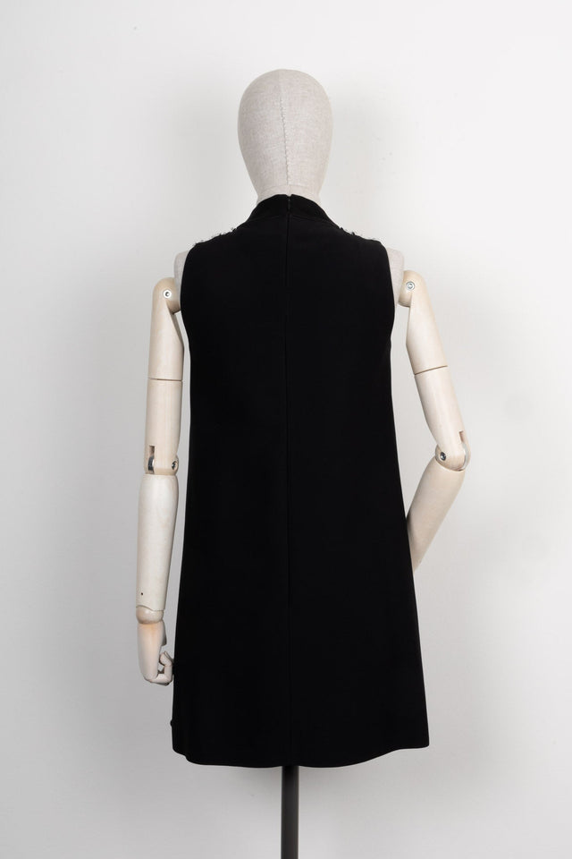 PRADA Crystal Embellished Dress Black