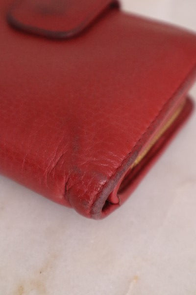 Prada Red Small Wallet