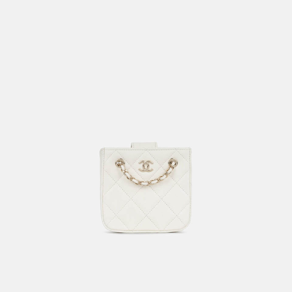 Tiny Square Clutch on Chain