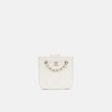 Tiny Square Clutch on Chain