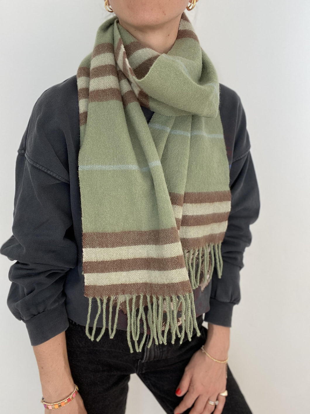 BURBERRY WOOL SCARF