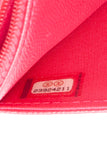CHANEL Hot Pink Caviar Quilted Boy Wallet On Chain WOC
