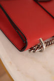 Prada Red Pattina Shoulder Bag