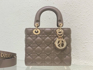 DR327 Small Lady Dior My ABCDior Bag / HIGHEST QUALITY VERSION / 8 x 6.5 x 3 inches