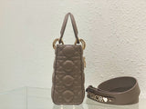DR327 Small Lady Dior My ABCDior Bag / HIGHEST QUALITY VERSION / 8 x 6.5 x 3 inches