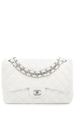 Chanel Jumbo Classic Double Flap Creme Quilted Calfskin Shoulder Bag