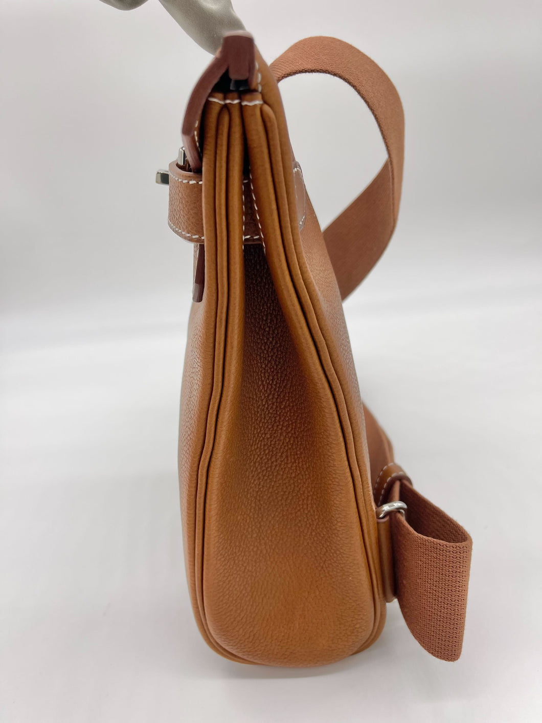 Hermes Hac A Dos Fauve Barenia Faubourg Backpack Palladium Hardware