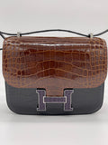 Hermes Constance III 18 Mini Marquetry AL Noir/Miel/Cassic