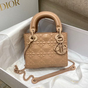 DR308 Mini Lady Dior Bag / HIGHEST QUALITY VERSION / 6.5 x 6 x 3 inches