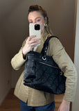 Chanel Paris Biarritz Black Nylon Tote Bag