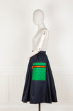 PRADA Skirt Nylon Blue Green