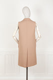 PRADA Sleeveless Coat Beige