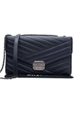 CHANEL Calfskin Leather Shoulder/Crossbody Bag