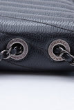 CHANEL Calfskin Leather Shoulder/Crossbody Bag