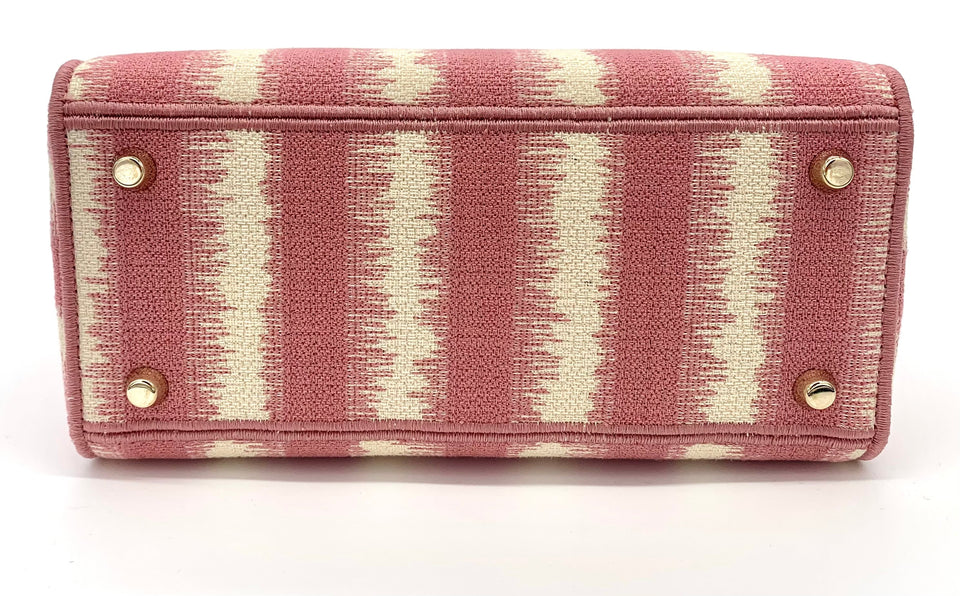 CHRISTIAN DIOR LADY D-LITE PINK MEDIUM BAG
