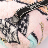 Chanel Around 1992 Made Pile Multi Print Backpack Baby Pink/ Multi