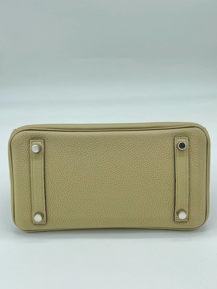 Hermes Birkin 25 Togo Trench / Bougainvillier Palladium Hardware