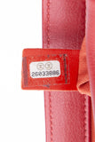 CHANEL Lambskin Rock the Corner Chevron Flap Red Bag