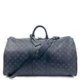 LOUIS VUITTON Monogram Eclipse Keepall Bandouliere 55