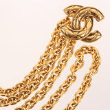 CHANEL Matelasse Stitch Cc Mark Chain Belt