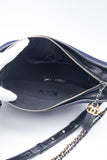 CHANEL Navy Paris Hamburg Felt Gabrielle Hobo Embroidered Wool and Calfskin