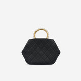 Pearl Cr Wristlet Clutch