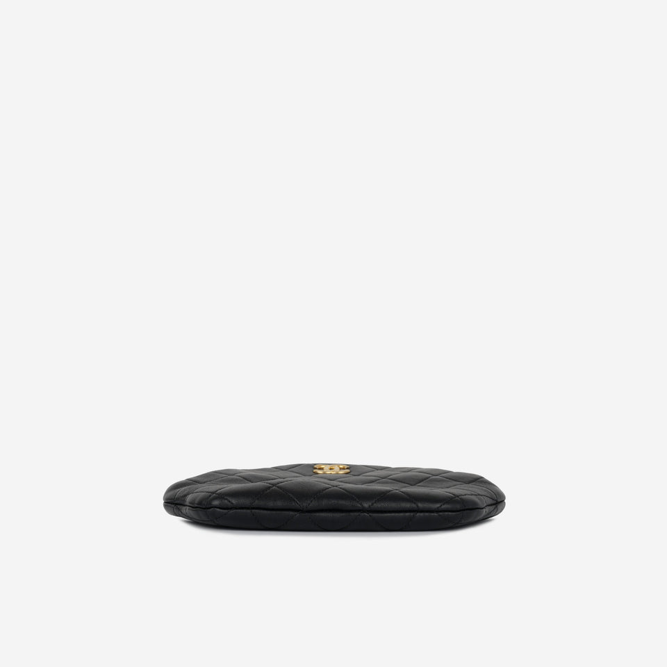 Pearl Cr Wristlet Clutch