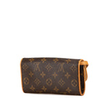 Brown Louis Vuitton Monogram Pochette Twin PM Crossbody Bag