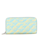 Blue Louis Vuitton Monogram Empreinte Summer Stardust Zippy Wallet