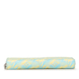 Blue Louis Vuitton Monogram Empreinte Summer Stardust Zippy Wallet