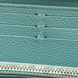 Blue Louis Vuitton Monogram Empreinte Summer Stardust Zippy Wallet