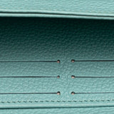 Blue Louis Vuitton Monogram Empreinte Summer Stardust Zippy Wallet