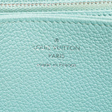 Blue Louis Vuitton Monogram Empreinte Summer Stardust Zippy Wallet