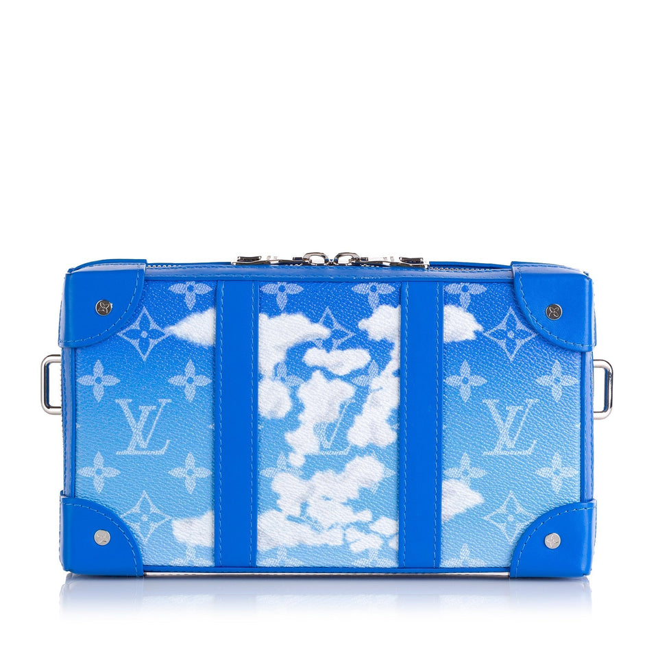 Louis Vuitton Soft Trunk Wallet Blue Clouds Monogram Canvas