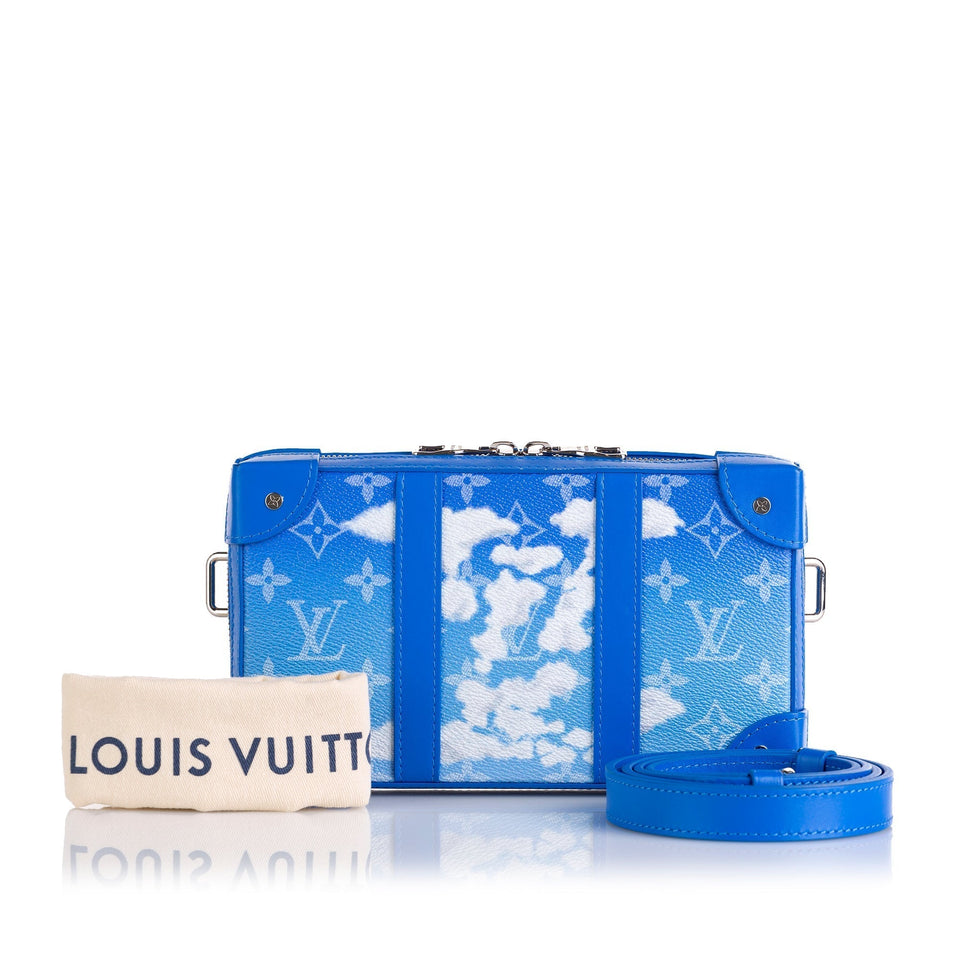 Louis Vuitton Soft Trunk Wallet Blue Clouds Monogram Canvas