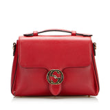 Gucci Interlocking G Red Calfskin