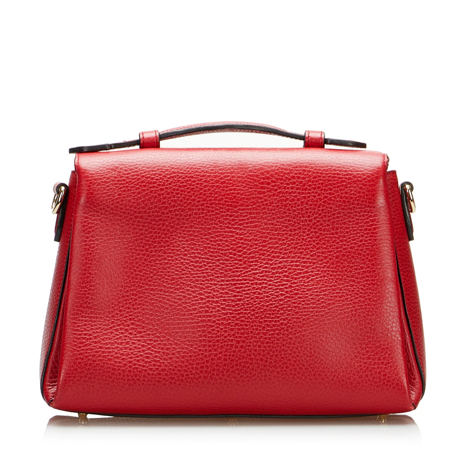 Gucci Interlocking G Red Calfskin
