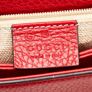 Gucci Interlocking G Red Calfskin