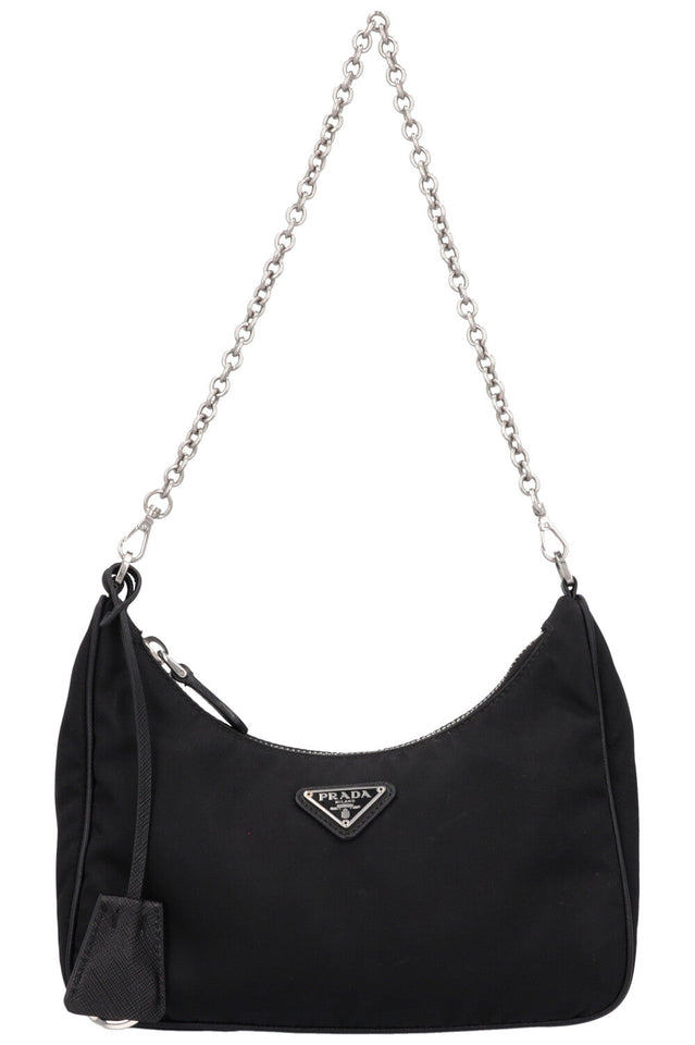 PRADA Re Edition 2005 Nylon Crossboy Bag Black