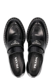 PRADA Logo Loafers Black