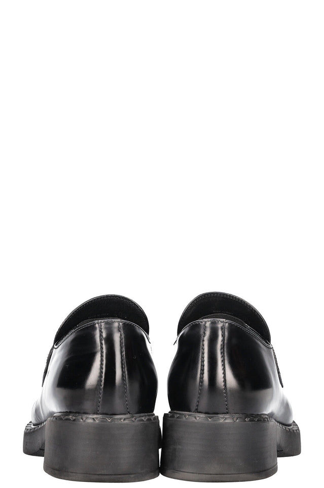 PRADA Logo Loafers Black
