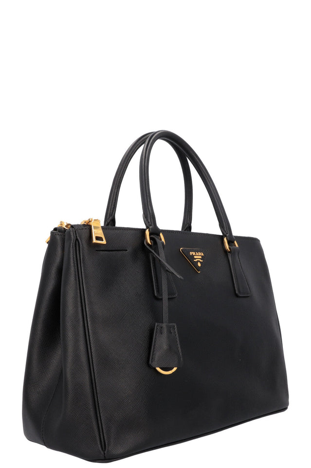 PRADA Galleria Saffiano Large Tote Bag Black